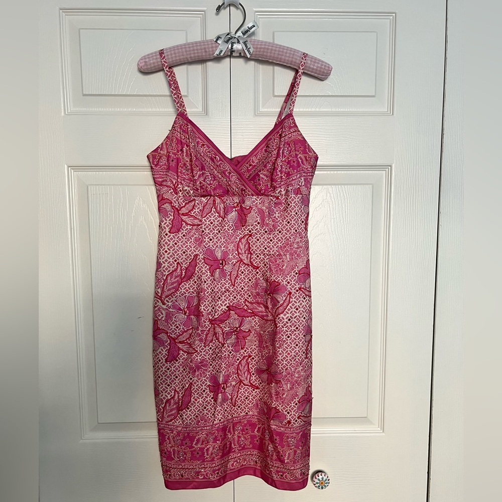 Muse Pink Floral Slip Dress